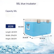 무선 냉장고 이동식 차량용냉동고 휴대용 미니 자동차 냉장고 컴프레서 쿨러 캐러밴 트럭 홈 캠핑 바베, 03 파란