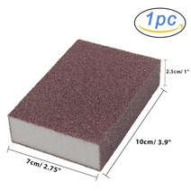 1/2/4/5/6/8Pcs 매직 스폰지 지우개 Carborundum 제거 녹 브러쉬 Descaling 깨끗한 용 쿡탑 냄비 주방 스폰, 01 1 pcs