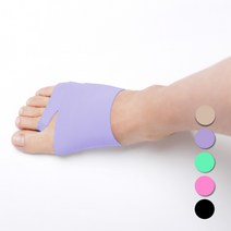하하비샵 1mm 가벼운 발바닥부터 발등까지 감싸는 평발 굳은살 예방 발볼잡아주는 보호대 1매입, 보라