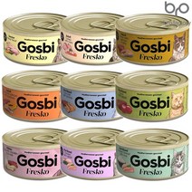 고스비 고양이캔 70g x 8개입 고양이 주식캔 습식사료 9종, 키튼 닭고기&우유(70g x 8개)