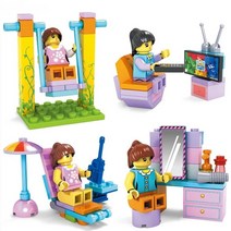 (오로라) 걸월드블럭 31pcs (4종)랜덤발송, 단품/단품