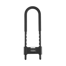 U자형 대형 자물쇠 사무실 유리문 다용도 창고 상가, 짧은 길이 22CM, 1개