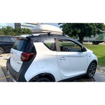 캠핑용 루프박스 경차 레이 소형 스파크 모닝 지붕 수납 루프백 100X66X26, 루프 박스+철 크로스바+클립+설치 액세서리, A