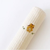 돗투돗 돗니멀 100수 누빔 자수 아기 바디필로우 죽부인 속통포함 신생아 애착베개, 죽부인+속통_돗범(아이보리)