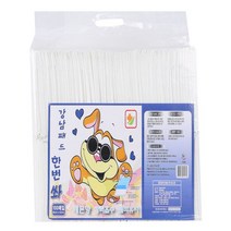 강남패드 한번 쏴 강아지용 배변패드 레몬향 100p, 3개