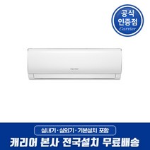 캐리어 캐리어 인버터 절전형 벽걸이에어컨 13형 전국기본설치무료 DRCD131FAWWSD 거실 업소 매장 사무실, 단일옵션