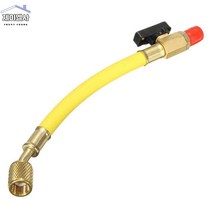 매니폴드게이지 공구 자재 세트 19cm 압력 에어컨 계, Yellow, 1개