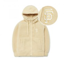 MLB 베이직 후드 후디 후드티 맨투맨 플리스 후리스 뽀글이 점퍼 SF (L.옐로우)