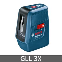 보쉬 크로스라인 레이저레벨기 GLL3X 수직 수평 3방향 레벨기, 1개