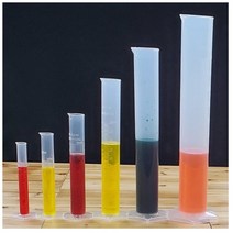 PVC플라스틱 메스실린더 100ml/1pcs PVC메스실린다