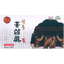 6년근 홍삼진. 홍삼 농축액. 명절 선물셋트. 홍삼즙. 70ML*30개 1박스. 삼성화재 1억원생산물배상책임보험가입, 1박스