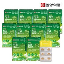 일양약품 프라임 징코 플러스 30정 10박스 10개월분 은행잎추출물, 10개