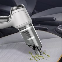 휴대용 차량용 무선 진공청소기 튜브 공기 주입 실내 세차 바람 핸디 자동차 강력 흡입, 진공청소기 다크그린