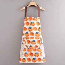 새로운 앞치마 여성 주방 가정 남성과 여성 요리 한국어 버전 작은 신선한 앞치마 성인 크리 에이 티브 작업복, 6