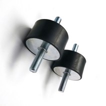 방진고무패드 고무발 스프링 진동 방지 1pcs 고무 마운트 방진 M8x23mm 더블 남성 스레드 Silentblock 절연
