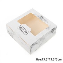 선물 포장 Stobag 5pcs 계란 노른자 파삭 파삭 한 쿠키 베이킹 상자 도넛 투명, 연애 생활, 5개