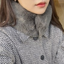 미미샵 페이크퍼 인조퍼 자석 목도리 머플러(5color) 쁘띠 니트