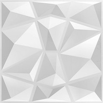 세라믹사이딩 메탈사이닝 아트월 3D 입체 벽 스티커 장식 거실 벽지 벽화 방수 패널 금형 욕실 주방 30x3, 09 B_01 1 Piece-Bright white