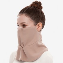 루핏스포츠 겨울 방한 골프 등산 스키 라이딩 자외선 차단 기모 스포츠 워머 마스크, 베이지