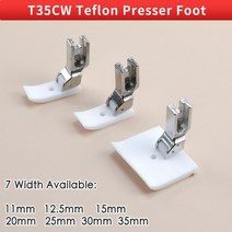 공업용 재봉틀 용잠금 장치 재봉틀 액세서리 플라스틱 노루발, 02 T35CW 12.5mm, T35CW 12.5mm_CHINA