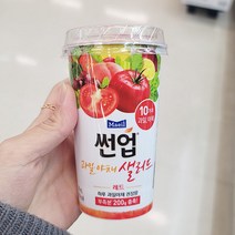 기획_매일 썬업과일 야채샐러드 레드 190ML x 5개, 종이박스포장