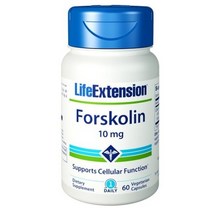 라이프익스텐션 포스콜린 10mg 베지테리안 캡슐, 60개입, 4개