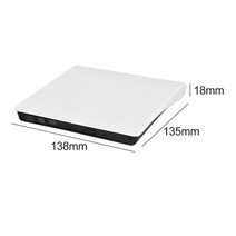 외장 씨디롬 cd리더기 블루레이odd 노트북 cd롬 cd룸 외장odd 5gbps 12.7mm usb 3.0 sata 외부 dvd -rom rw 플레이어 광학 드라이브 인클로저, 협력사, 하얀색