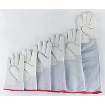 냉동창고 드라이아이스 액체질소 초극 저온 소가죽 안전 보호장갑, 50cm 한 쌍
