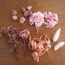 [올리브덴] 말린꽃 청첩장꽃 DIY 프리저브드플라워 박스 4color, 바이올렛