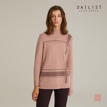 올리비아로렌 언발 체크 보카시 니트 풀오버 MDBBLWWA121