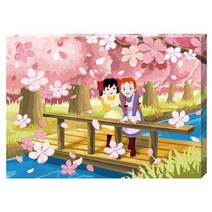 빨강 머리앤 봄 색칠하기 DIY 페인팅 (PT 46-101) 그림 그리기 유진스타일 ##9.14EA, 유진스타일 본상품선택