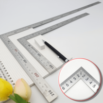 30cm 50cm 자 쇠자 스틸자 직각자 제도