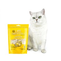 동동이네 고양이간식 캣만두 라이프 에센셜 57g x 1개 맛있는 닭가슴살 원물 트릿 동결건조 고양이 영양간식