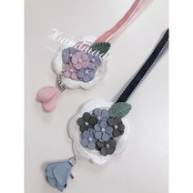 그레이스 샵 나연한복노리개 양면 짧은 한복노리개 한복장신구 한복소품