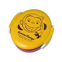 니콧 오사루노 조지Curious George LIC-0196 소형 런치 박스 2 400nL 도시락, 1개
