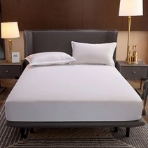 퀸 킹 높은 침대 매트리스 커버 100 면 장착 시트 부드럽고 두꺼운 커버 조절 가능한 리넨 보호대 140160180 베갯잇 별도