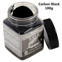 흑연가루 연필 페인팅 토너 수용성 카본 파우더 7 색 옵션 미술 특수 스케치 아티스트 아트 용품, 2.Carbon black 100g