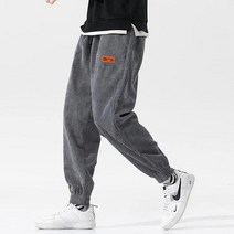 시티라벨 JJ777 기모 코듀로이 조거팬츠