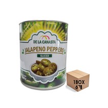 [무료배송][데라카나스타] 할라피뇨3kg x 6개, 3kg