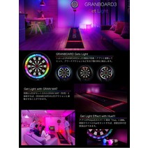 다트기계 전자다트 룰렛판 Gran, 14 3s적록표적+삼각 받침대+发光카펫