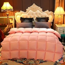 호텔구스이불 덕다운이불 겨울 누비 다운 따뜻한 침대보 여름 따뜻한 사계절 더블 사이즈 호텔 특별, 220 x 240cm8kg
