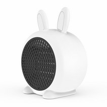 전기온풍기 소형 캠핑 미니 가정용 사무실온풍기 차박 히터 난방기, 화이트