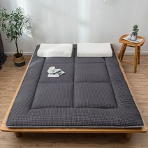 체크 이케아 침대 위 매트 고정 밴드 기숙사 요 패드 토퍼 알러지케어 딱딱한 매트리스 커버 보호 싱글 더블 퀸 200 150 코튼, A 90x200cm