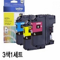 MFC-J3520 잉크젯복합기 정품잉크 3색세트 브라더프린터잉크 브라더잉크
