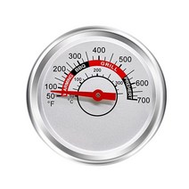그릴 뚜껑 온도계 열 표시기 교체품 마스터 Nexgrill 7200697 7200737 BBQ 온도 게이지 교체 부품 7200830H 7200888 Charmglow Grill용, 2 3/8 inch