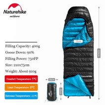 성인용접이식자전거 mtb자전거 광폭타이어자전거네이처하이크 슬리핑 백 Cw700/Cw1000 90% 거위 아래 필, 10 Black-750FP-M