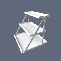 약국 진열대 소형 전시대 마트 계산대 카운터진열대, 화이트