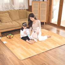 USB 전기장판 극세사 다용도 매트 충전식 탄소섬유 미니, 200x250cm, 원목색상