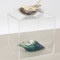 작품 전시용 아크릴 박스 15cm 제품 디스플레이 정사각형 스퀘어 투명상자 플라스틱