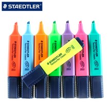 스테들러 텍스트서퍼 클래식 형광펜 364 낱색 트위스트 캡 부드러운 사용감, 1개, 클래식 형광펜 364-6 바이올렛